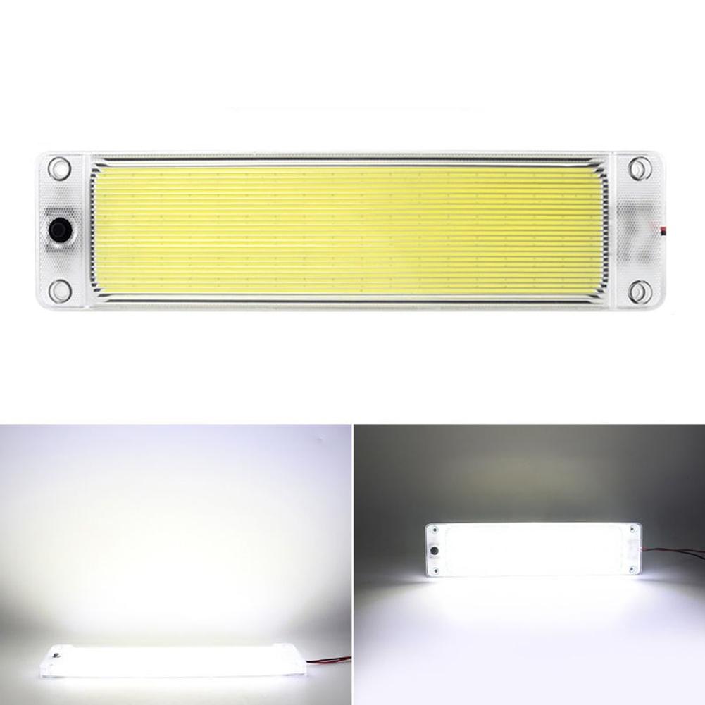 108/54SMD LED COB Panel Dome Lamp Auto Car Compartment Interior Reading Plate Roof Ceiling Interior Light
