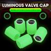 4PCS Car Creative Luminous Valve Cap