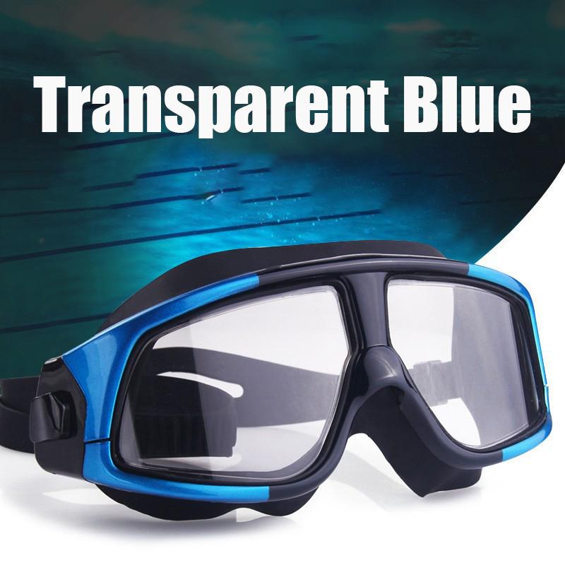 Очки для плавания для взрослых, 0-600 градусов, для близорукости, для мужчин и женщин, водонепроницаемые, противотуманные, в большой оправе, очки для плавания, оптические очки для плавания, дайвинга, мм365