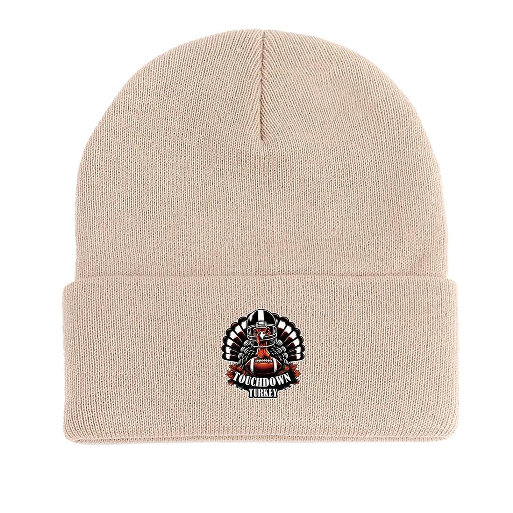 Футбол Турция Теплая Вязаная Шапка Бини, Шапка-Череп "TOUCH DOWN" Термоэластичная Унисекс Горро Вязаная Шапка Бини