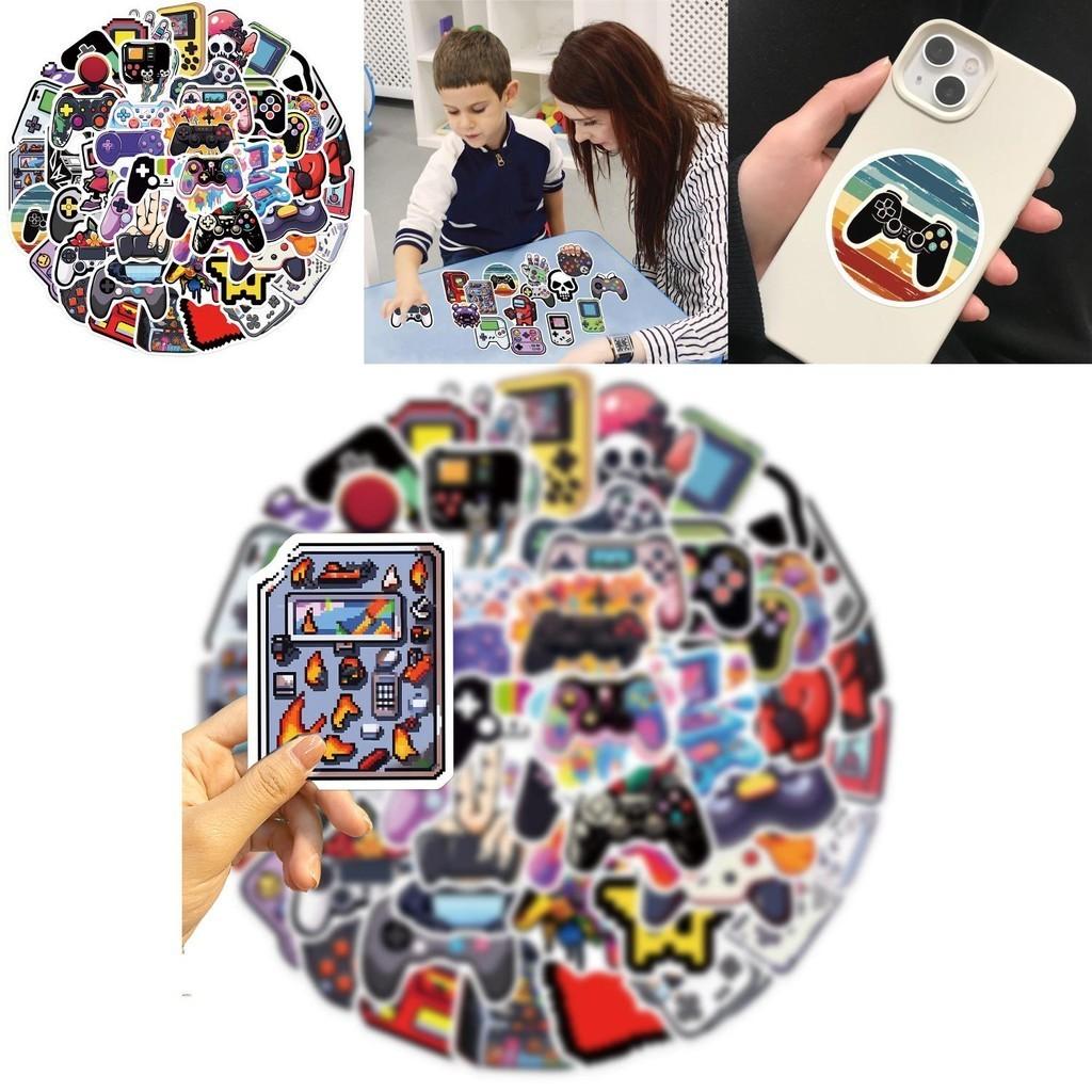 Cartoon Game Controller Stickers Personalize And Decorate Your Guitar Notebook And Luggage With 50 Waterproof Wholesale Decals Characters)
