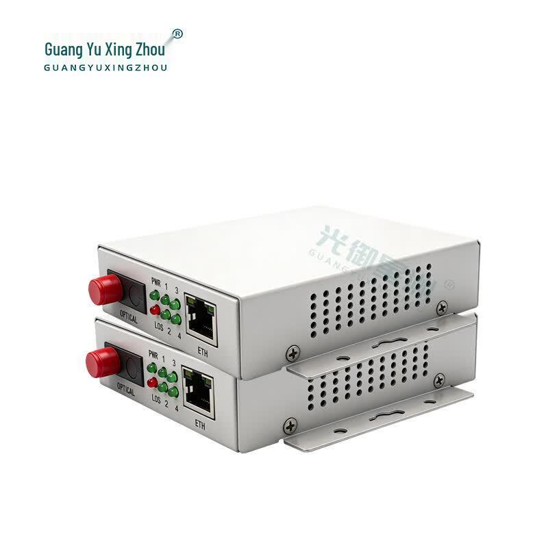 Telephone & Ethernet Fiber Optic Transceiver