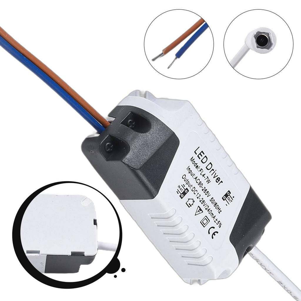 Адаптер драйвера светодиодов AC90~265V К DC 7~11V Трансформатор Панель Источник питания Светодиодная лампа