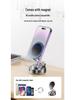 Multifunctional Foldable Rotatable Vacuum Magnetic Phone Holder with Adjustable Height and Portable Mini Suction Cup