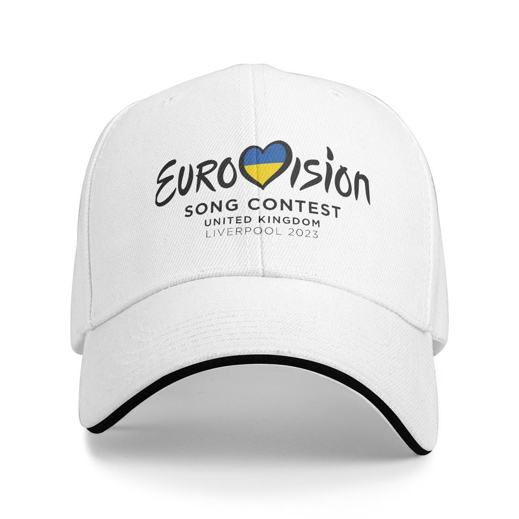 Бейсболка с логотипом Евровидения 2023, спортивная кепка-тракер от солнца для улицы, женская/мужская, милая кепка-снэпбек в стиле y2k