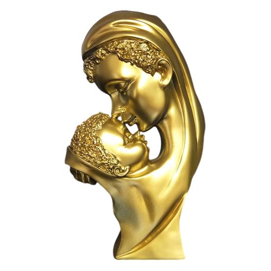 Yousheng Мать Ребенок Поцелуй Статуэтка Смолы Абстрактное Искусство Скульптура Домашний Декор Настольная Семейная Любовь Фигурка Подарок Маме От Сына Дочери