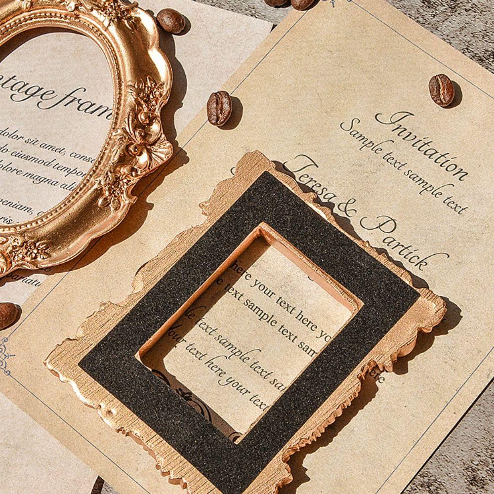 Настенное Золотое Фоторамка Ручной Работы Подставка Орнаменты Ювелирные Изделия Декор