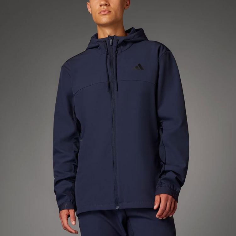 adidas COLD.RDY Full-Zip Workout Hoodie 'Legend Ink' Men's IL1429