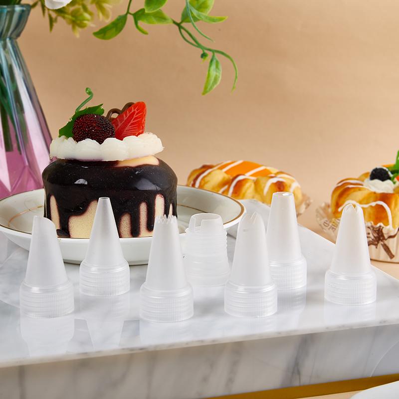 Пластиковые трубочки Насадки для глазури Насадка для цветов Имитация кексов Крем Клей Украшение торта Советы по выпечке Инструменты для выпечки
