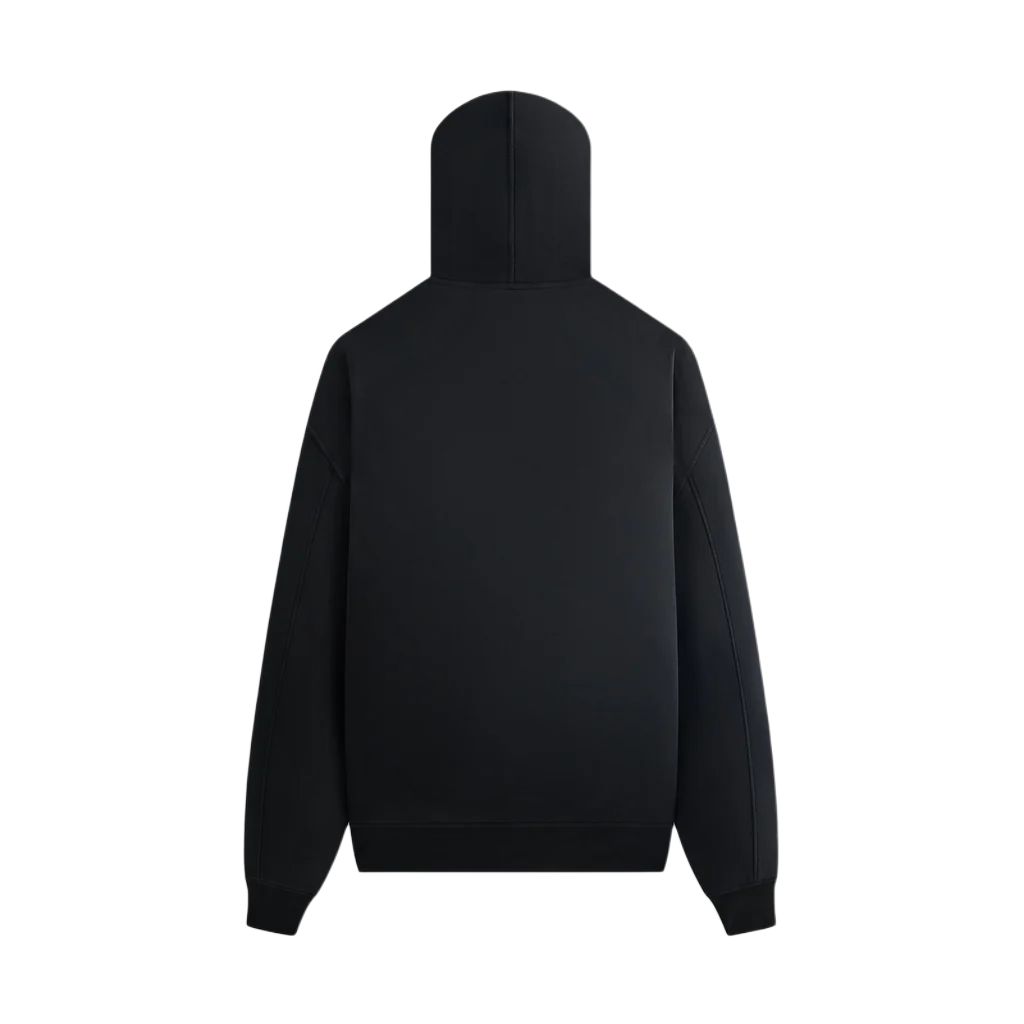 Kith Стеганый флисовый пуловер Черный Мужские Топы KHM034039-001