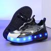 Glowing Shoes Runaway Shoes Kids Deformed Shoes Girls Skates Students Children Rollers Invisible Adult Roller Skates