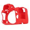 Camera Silicone Case for Z5 Z6II Mirrorless Camera Shockproof Protective Cover for Z5 Z6II Z7II Z7II, Anti-slip (Red)