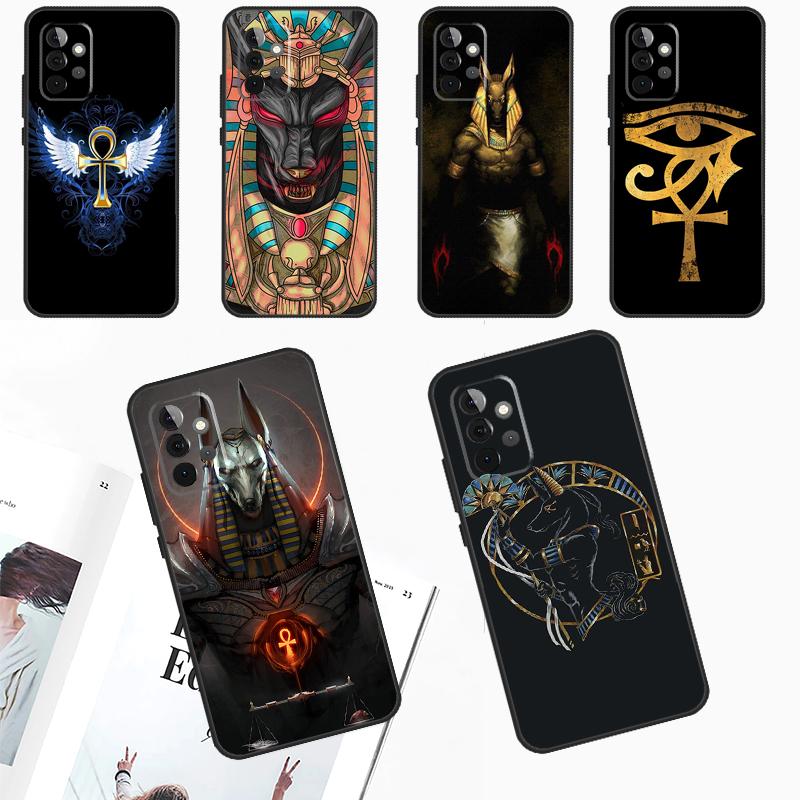 Египет Нефертити Анубис Анх Чехол Для Samsung Galaxy A52 A32 A12 A14 A34 A54 A53 A33 A13 A51 A71 A15 A25 A35 A55 Чехол