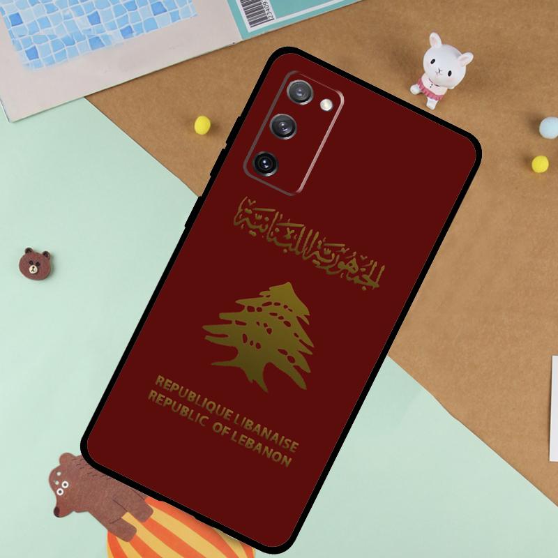 Lebanese Lebanon Flag Soft Case For Samsung Galaxy S25 Ultra S9 S10 S20 FE S21 S22 S23 Plus S24 Ultra Funda Cover