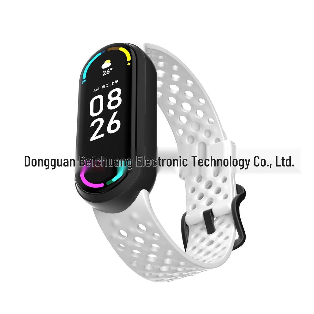 Силиконовый ремешок с дизайном "облако" для Xiaomi Mi Band 8/9/10