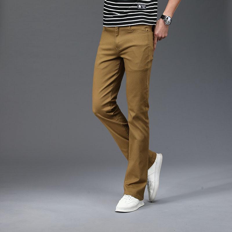 Jeans Men Men's Micro-FIare Denim Trousers Classic Designer Casual FIared Pants Men's Denim Straight Pants