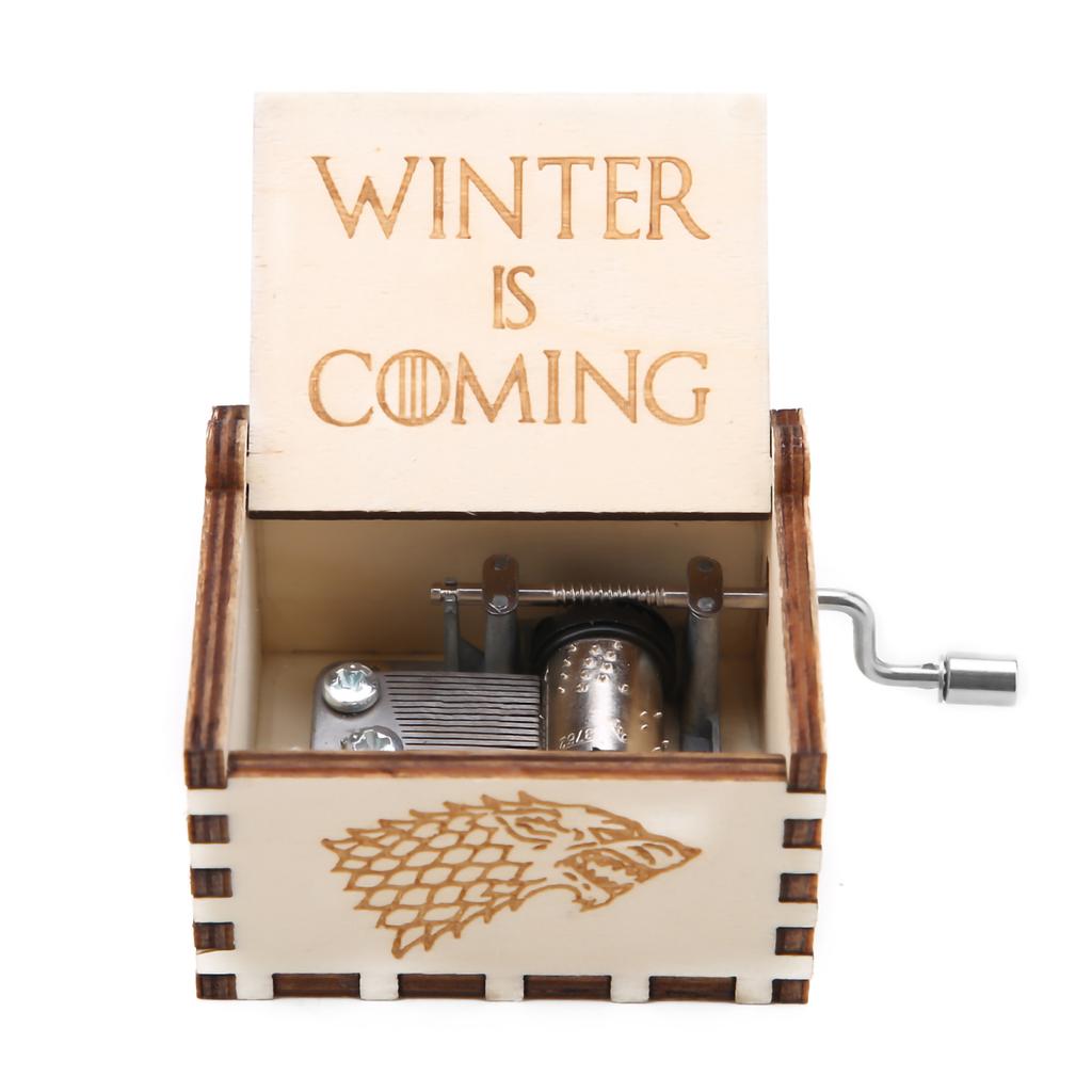 1 шт. деревянная резная ручная музыкальная шкатулка механическая классическая поделка подарок на день рождения