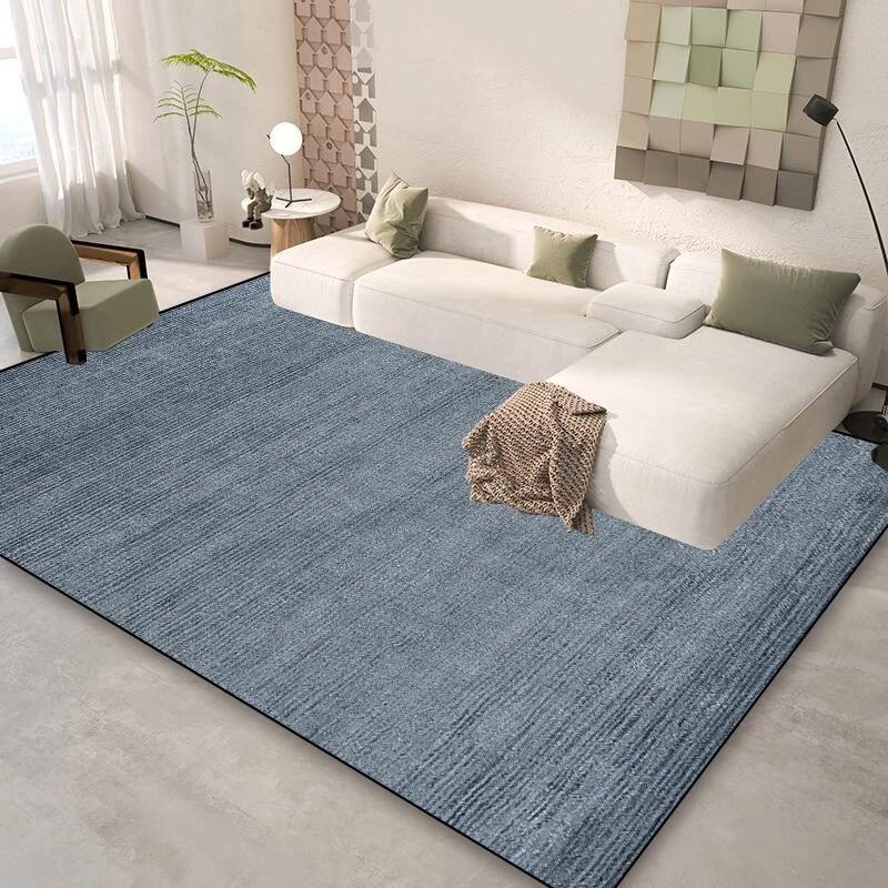 Современный Роскошный Ковер Гостиная Однотонный Декор Дом Зона Дивана Большие Ковры Ванная Комната Гардеробная Нескользящие Придверные Коврики