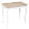 Set of 2 "Chrysta" Atmosphera Nesting Tables - White