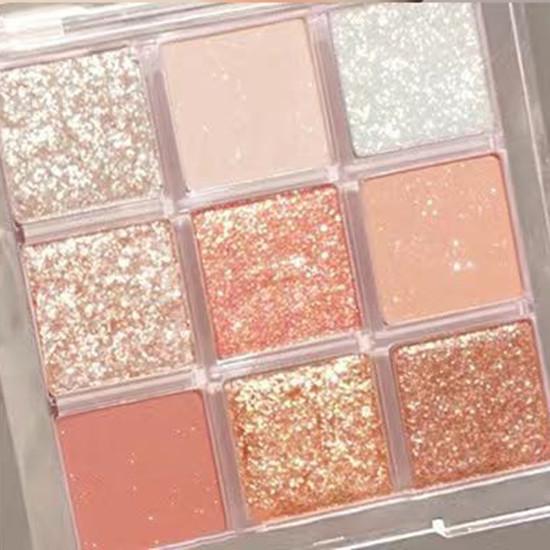 9 цветов матовые мерцающие тени для век Pallete блестящие тени для век водостойкие стойкие пигменты для глаз тени для век красота макияж косметический