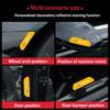 AAJU1 4pcs Car Door Sticker Reflective Safety Warning Mark Decoration Decals For Volvo Rdesign XC60 XC40 V60 V40 EX30 XC90 S60 V50 S90