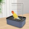Parrot Bathtub Accessory Automatic Water Circulation for Cockatiel Parakeets Bird Bath Electric Shower Basin