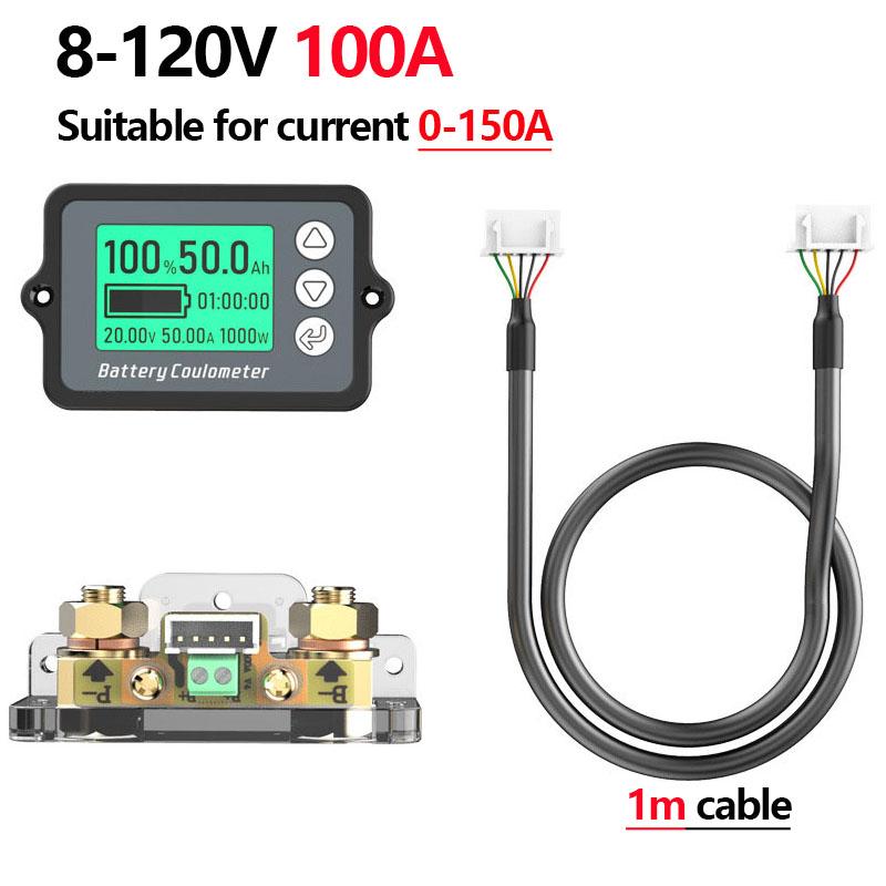 Измеритель кулона TK15 50A/100A/350A точный тестер емкости аккумулятора для электровелосипеда/пылесоса индикатор емкости кулона