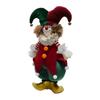 Distinctive Christmas Clown Figurine Table Ornament Gift for Holiday Enthusiasts