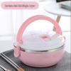 Ru Han Cartoon Kids 3-Layer Insulated Stainless Steel Bento Box