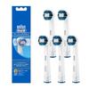 Braun Replacement Brush Oral B Genuine Product [10 Times More Plaque Removal Power Than Compatible Products] Basic 15 Months Supply (5 Pieces) EB20-5E