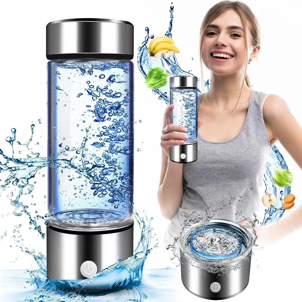420ml Hydrogen-Rich Water Cup Electric Hydrogen Rich Water Generator Bottle Titanium Quality Filter Portable Antioxidant Lonizer