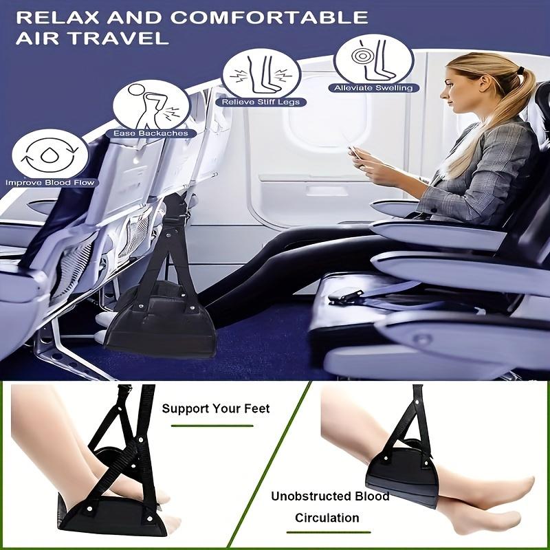 1pc Foot Hammock - Portable & Comfortable, Adjustable Straps with Durable Metal Buckles, Compact Design for Office, Airplane & High-Speed Rail Use