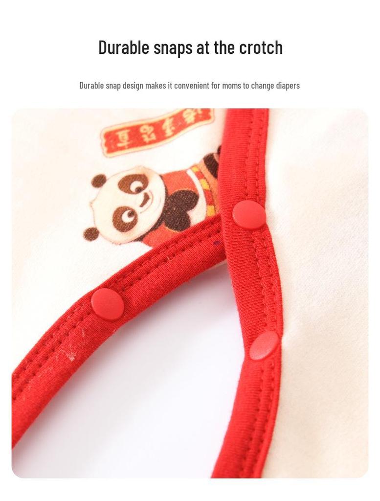 Премиум Хлопковый Подарочный Набор для Новорожденных Класса А - Праздник Новорожденных Красная Панда.