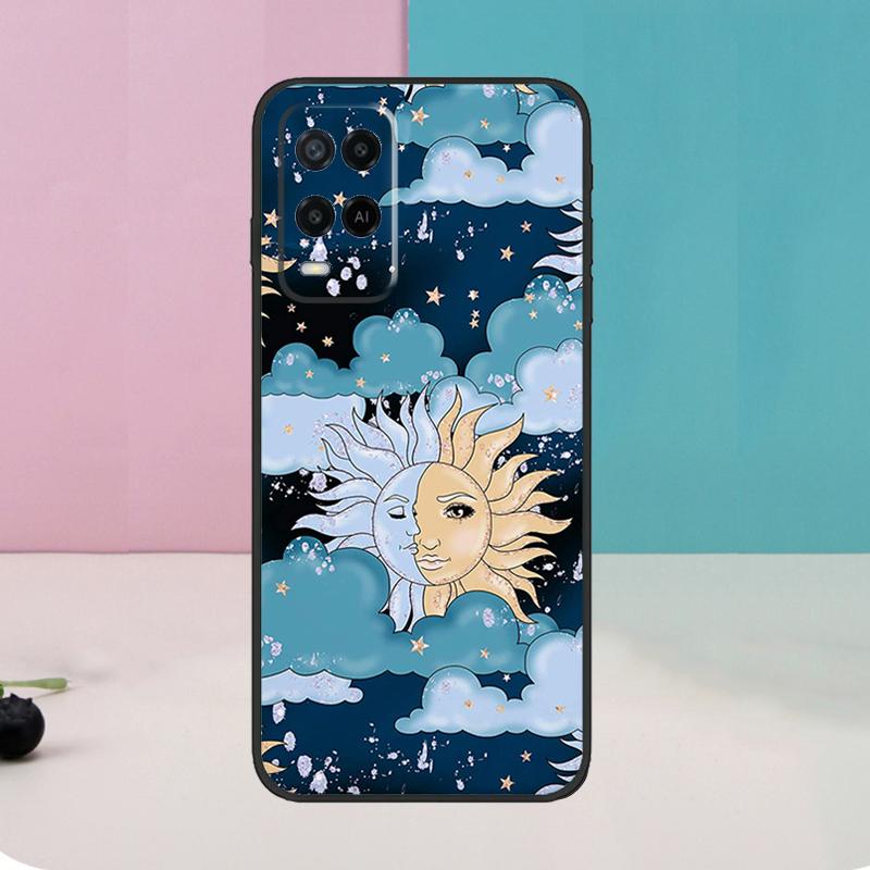 Чехол 'Солнце Луна Знаки Зодиака Небесный' для Oppo A40 A60 A80 A76 A96 A16 A17 A57 A18 A38 A58 A78 A98 A15 A54 A74 A94 A6 A5 Pro