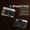 L-образная ручка с кнопкой спуска затвора для корпуса камеры FUJIFILM X-E5, деревянный L-образный кронштейн, встроенная площадка быстрого освобождения Arca