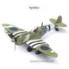 1/48 Вторая мировая война Американский Corsair Mustang Британский Spitfire Hurricane Немецкий BF109 Реактивный истребитель Пластиковый Сборный Набор Модели Самолета Игрушка