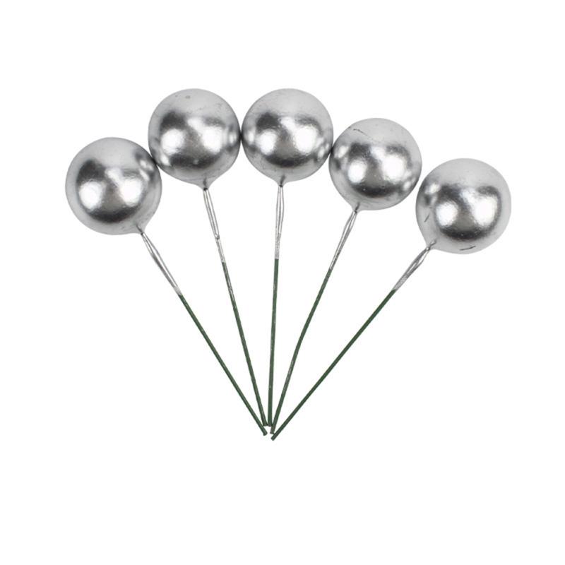 5 шт., золотой шар, серебряный шар, топпер для торта, декоративный плагин для торта «С Днем Рождения»