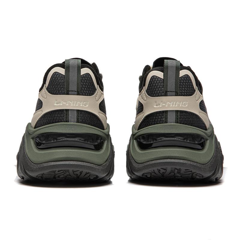 Li Ning CF Su Series Thousand Lines Strategy SS Shock Absorbation Rebound Low Top Lifestyle Casual Shoes Men Sneakers Black Gray AGLU141-4