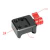 Quick Release Adapter Rail Clamp Mount Standard 1/4" Mounting Hole for Cold Shoe Monitor Magic Arm Stabilizer