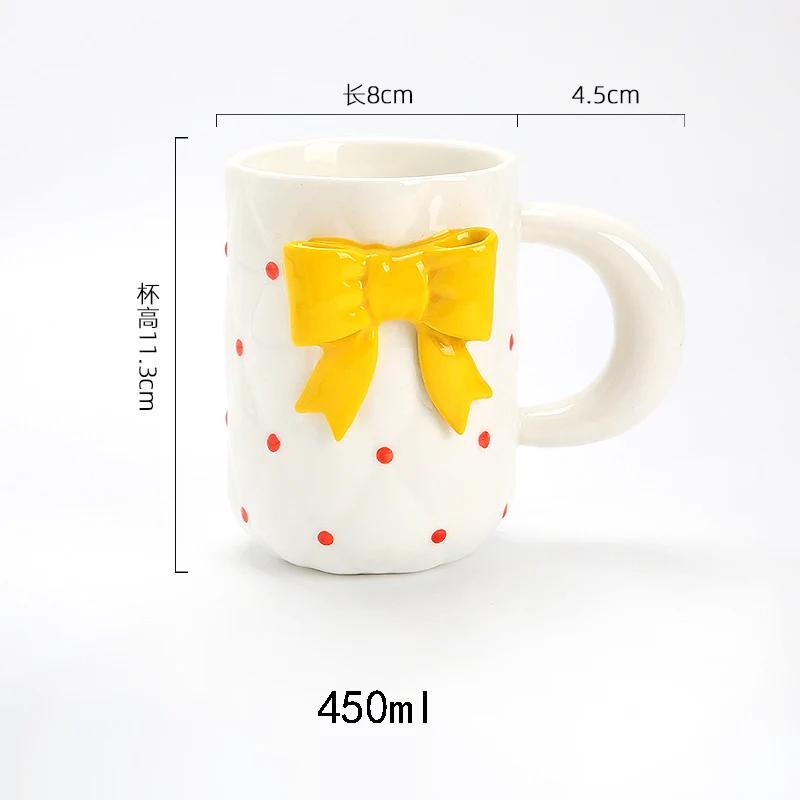 Милые изысканные керамические кофейные чашки для офиса, для послеобеденного чая, кофейная чашка для дома, для завтрака, молочные кружки, парная кружка