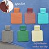 Supplies Stationery Convenient Elastic Loop Notebook Self-adhesive Pen Holder Leather Pen Clips