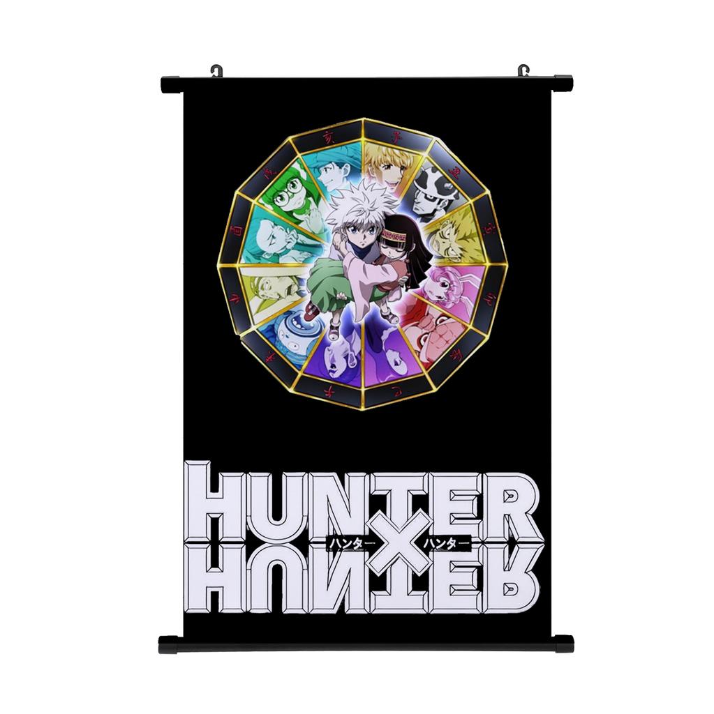 HUNTER X HUNTER Картина Свиток Постер Гон Фрикс Киллуа Хисока Домашний Декор Подвесная Картина Мальчики Девочки Свиток Постер