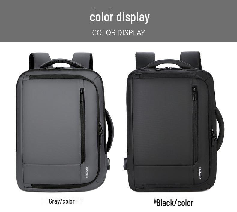 Мужской модный водонепроницаемый рюкзак для путешествий класса люкс: Вместительная, многофункциональная сумка через плечо для школы и ноутбука.