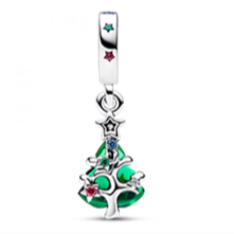 Pandora Sparkling Christmas Tree Dangle Charm 792983c01