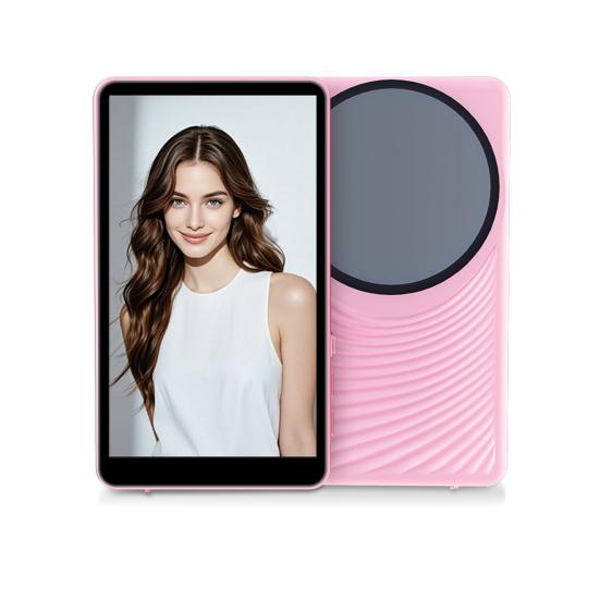 Видеоблогер с экраном для селфи для телефона, запись без помощи рук, регулируемые углы, беспроводной проектор для селфи-видео, возможность обмена в реальном времени, задняя камера с пультом дистанционного управления