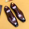 [Bulk Goods] Stall Leather Shoes Men'S Genuine Leather Formal Men'S Shoes Pointed Square Head Oxford Shoes