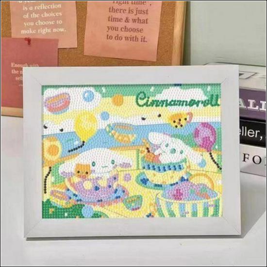 Набор для 5D-алмазной вышивки Sanrio в рамке – Образовательная игрушка для детей