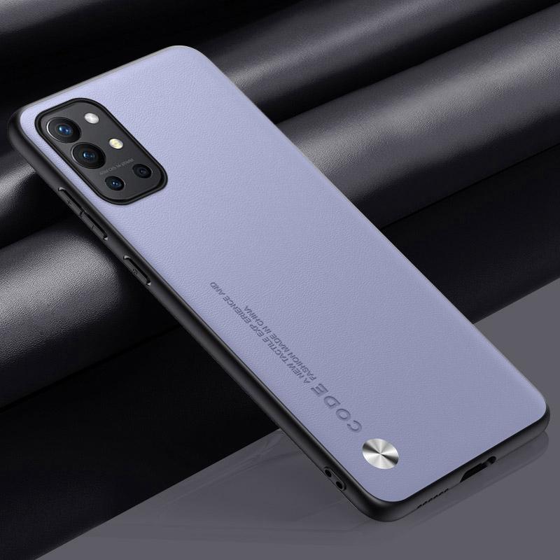 Luxury PU Leather Case For OnePlus 9R 9 R OnePlus9 R Back Cover Matte Silicone Phone Case For OnePlus 9 Pro 9Pro One Plus 9 Pro