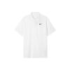 Nike Однотонная футболка-поло с принтом логотипа, быстросохнущая, дышащая, для мужчин