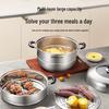 Supor 304 Stainless Steel Double-Layer Steamer